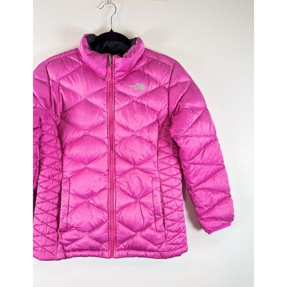 The North Face Girls Jacket Pink Aconcagua 550 Fill Power Down Puffer Size XL - Picture 4 of 11